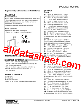 M2PHSW-162-R2/CE Datasheet PDF - M-System Co.,Ltd.