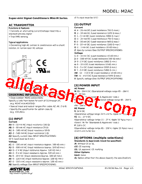M2AC-A8D-R2/Q Datasheet PDF - M-System Co.,Ltd.