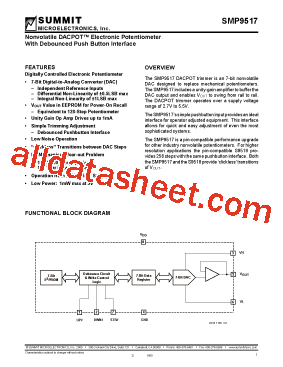 SMP9517 Datasheet PDF - Summit Microelectronics, Inc.