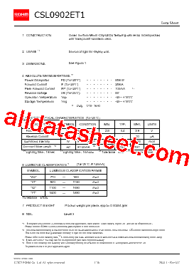 CSL0902ET1 Datasheet PDF - Rohm