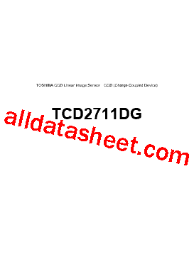 TCD2711DG Datasheet PDF - Toshiba Semiconductor