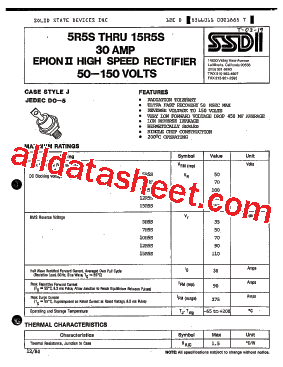 5R5 Datasheet PDF - Solid States Devices, Inc
