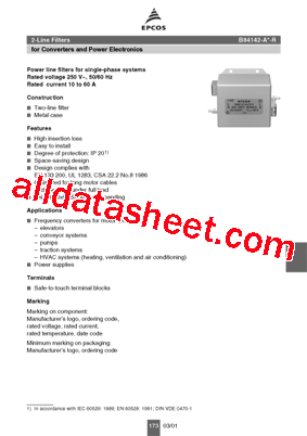 B84142-A60-R Datasheet PDF - EPCOS