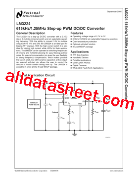 LM3224 Datasheet PDF - National Semiconductor (TI)
