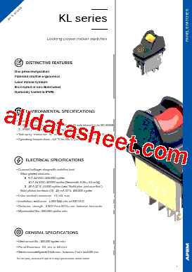 KL393DZ Datasheet PDF - APEM
