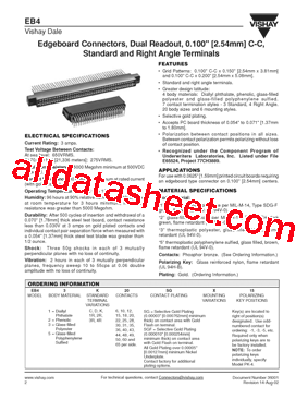EB412R12 Datasheet PDF - Vishay Siliconix
