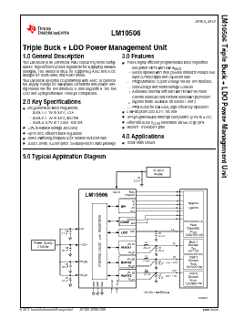 LM10506 Datasheet PDF - Texas Instruments