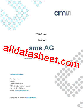 TSL267 Datasheet PDF - ams AG