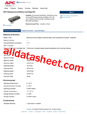 RBC31 Datasheet PDF - List of Unclassifed Manufacturers