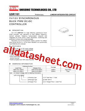 USR1101L-S08-T Datasheet PDF - Unisonic Technologies