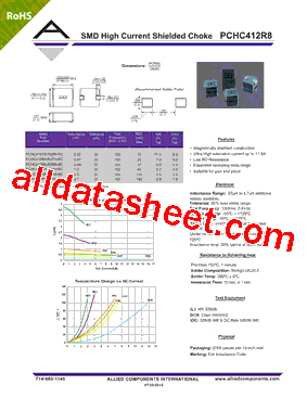 PCHC412R8-R68M-RC Datasheet PDF - Allied Components International