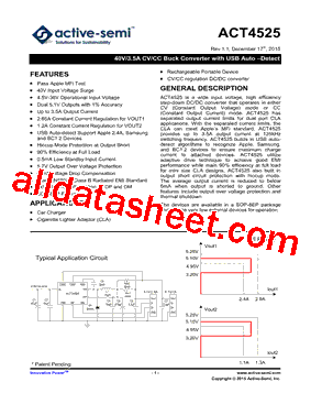 ACT4525 Datasheet PDF - Active-Semi, Inc