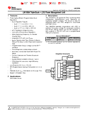 LM10506 Datasheet PDF - Texas Instruments