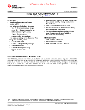 TPS65232 Datasheet PDF - Texas Instruments