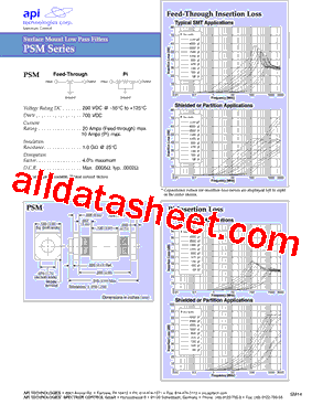 PSM Datasheet PDF - API Technologies Corp